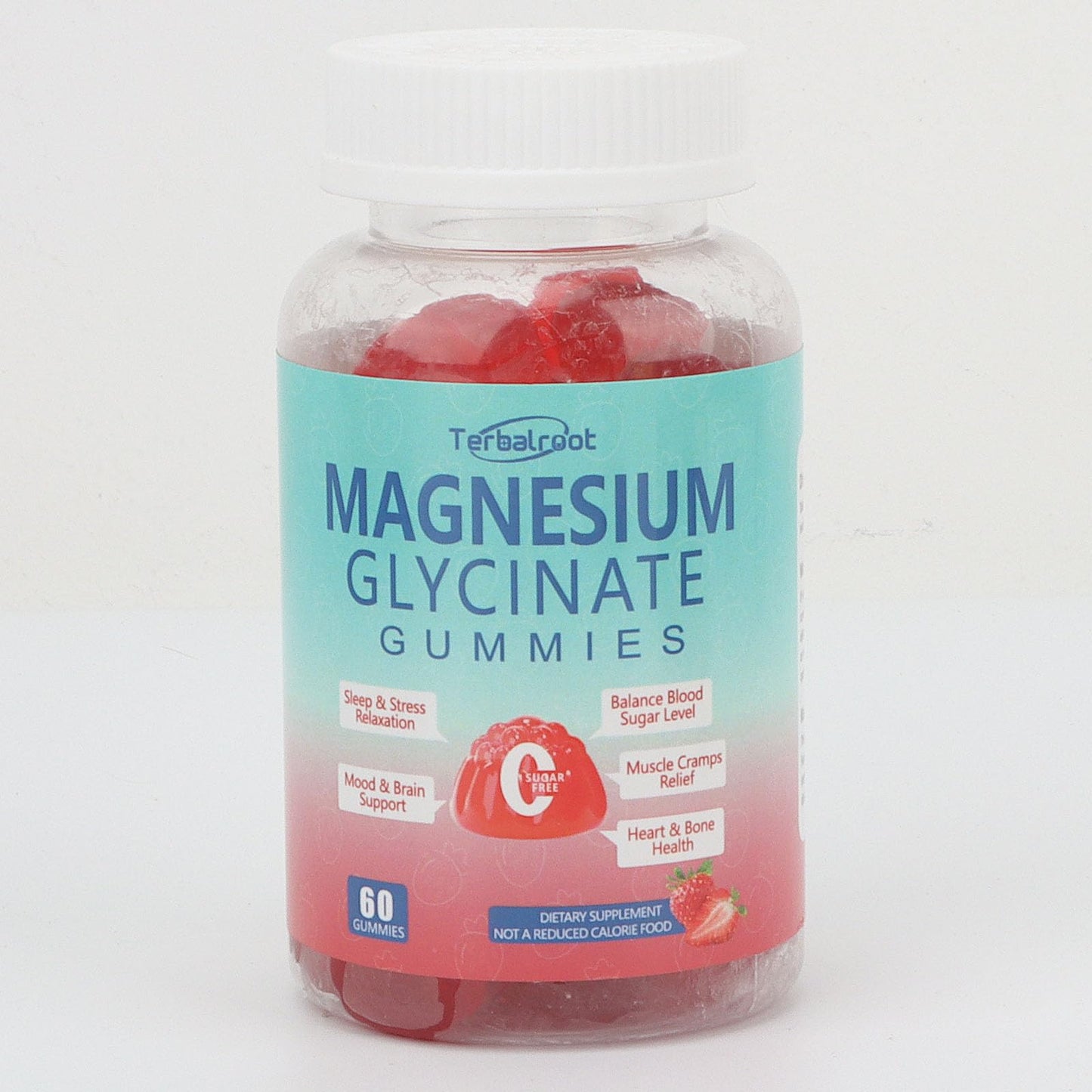 Magnesium Glycinate Gummies 400mg, Sleep & Relaxation Support, Sugar Free Vegan Magnesium Gummies for Adults Magnesium Supplements for Muscle Cramps, Stress Relief, Calm Mood,High Absorption, 60 Count - Maple Wellness Supplements