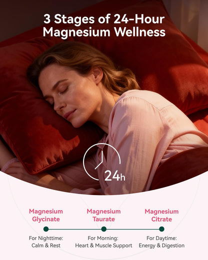 Magnesium Glycinate Plus Gummies 860mg, Sugar-Free, Non-GMO, Gluten-Free, Magnesium Gummies for Adults & Kids, Sleep - Maple Wellness Supplements