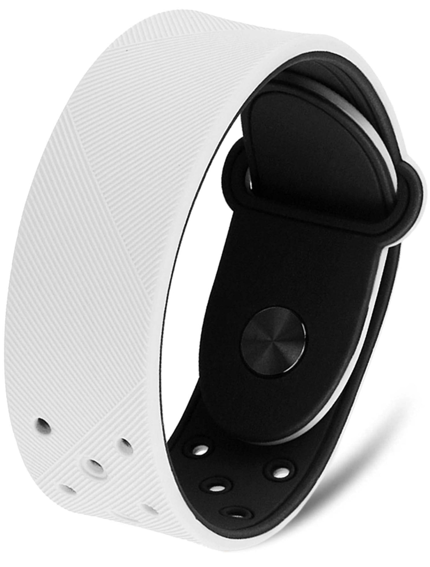 MagnetRX® Magnetic Sports Bracelet – Waterproof Silicone Bracelet with 32 Magnets – Ultra Strength Wide Magnetic Bracelets for Men & Women (White | X-Large Size) - Maple Wellness Supplements