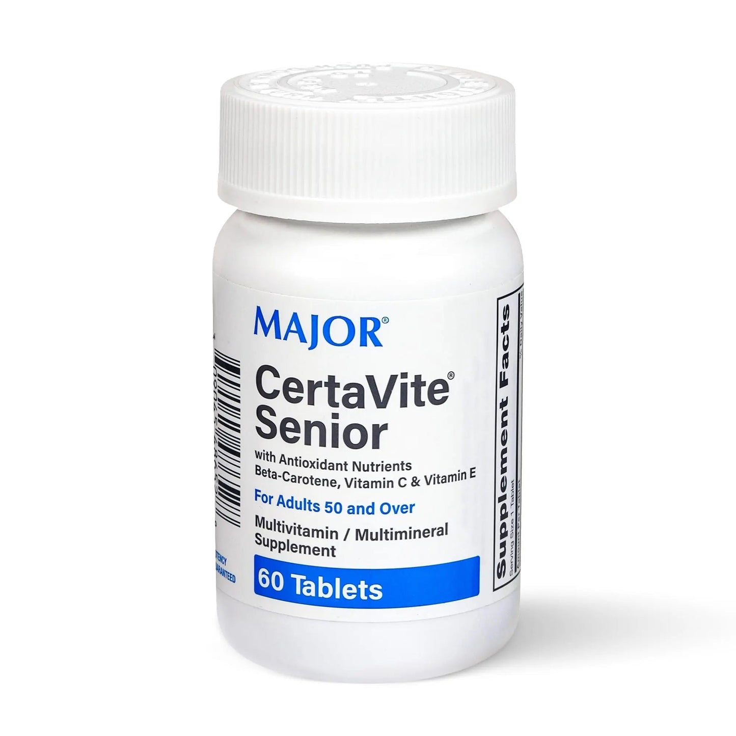MAJOR CertaVite Senior Multivitamin with Antioxidants – Multivitamin for Women and Men with Beta-Carotene, Iron - Maple Wellness Supplements