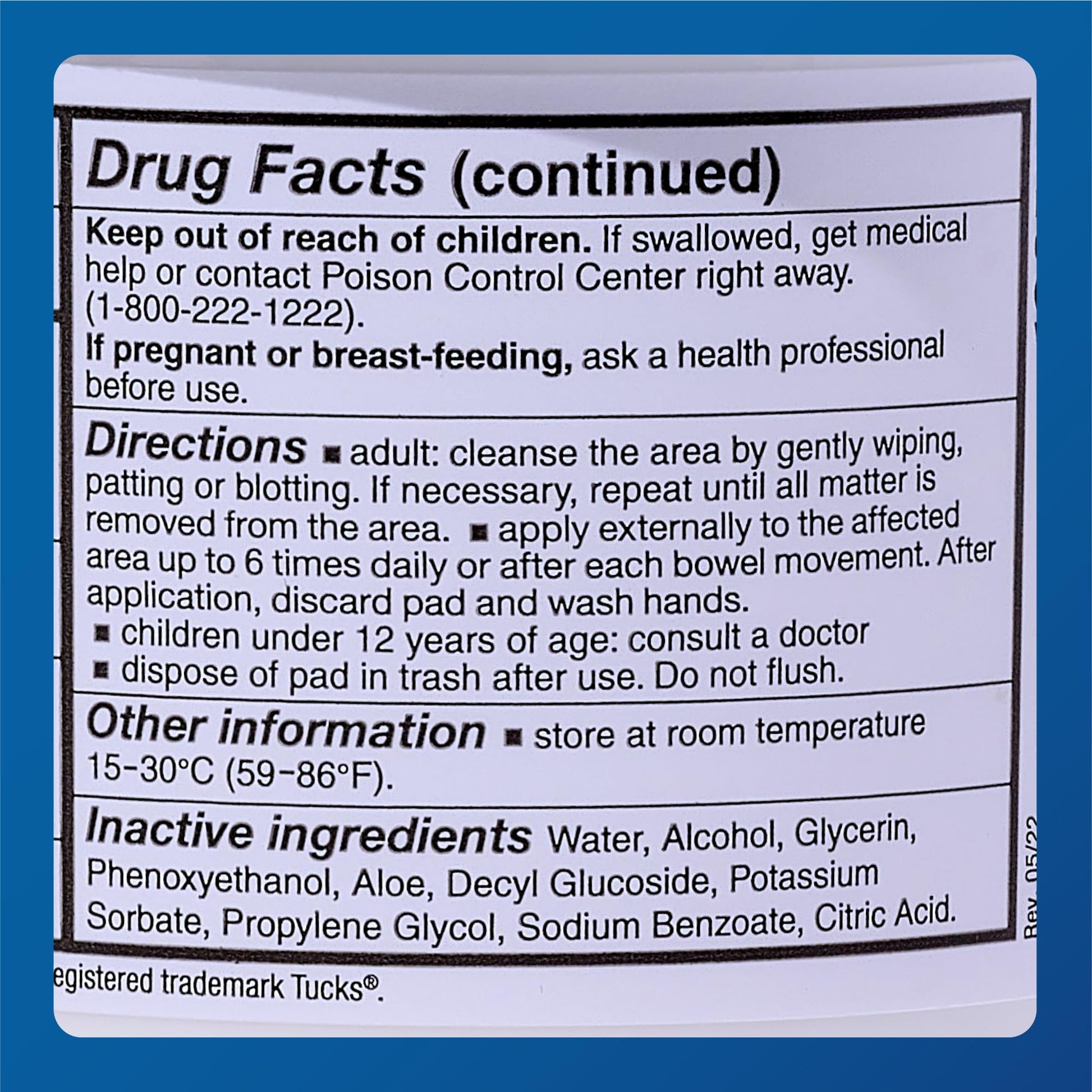 MAJOR Medi-Pads - Hemorrhoidal Hygienic Cleansing Witch Hazel Pads - Cooling Relief with Aloe - 100 Count Jar (1 Pack) - Maple Wellness Supplements
