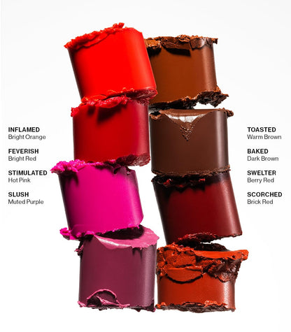 MAKE Beauty Heat Stroke Cream Blush Stick for Cheeks with Natural Hydrating Dewy Finish. Creamy Gel Blush Balm - Shade Baked, Deep Chocolate Brown Cheek Tint - Maple Wellness Supplements