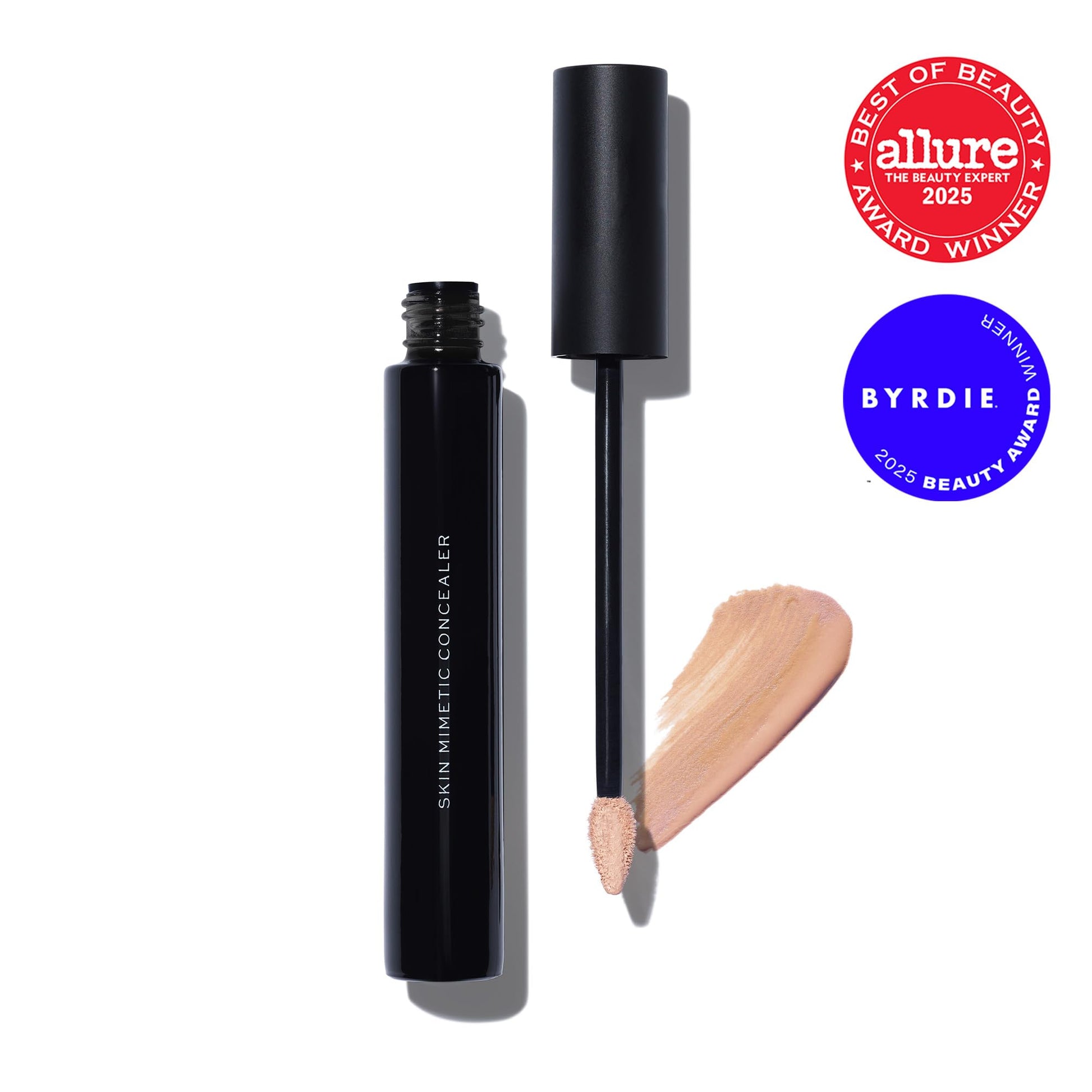 MAKE Beauty Skin Mimetic Concealer Buildable Medium Coverage Hydrating Concealer for Dark Circles Spot Concealing Brightening Crease-Free, Including Mature Skin. Radiant Finish. 08 Medium Tan Neutral - Maple Wellness Supplements