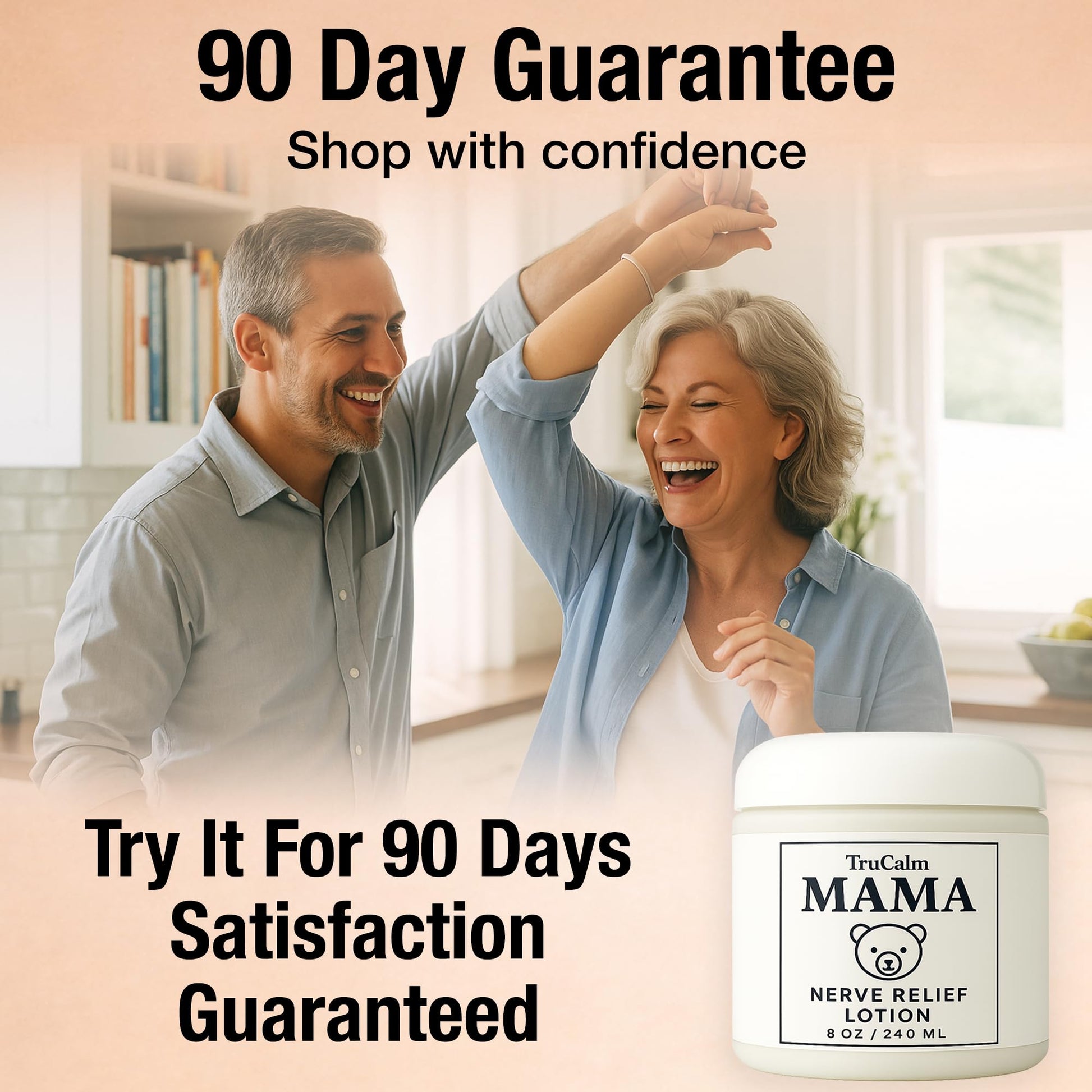 Mama Lotion – Neuropathy Nerve Relief Cream with Magnesium Chloride - Maximum Strength Comfort for Feet, Hands, Legs, Toes - Fast-Absorbing and Non-Greasy Formula for Food and Leg Comfort - 8 Oz - Maple Wellness Supplements