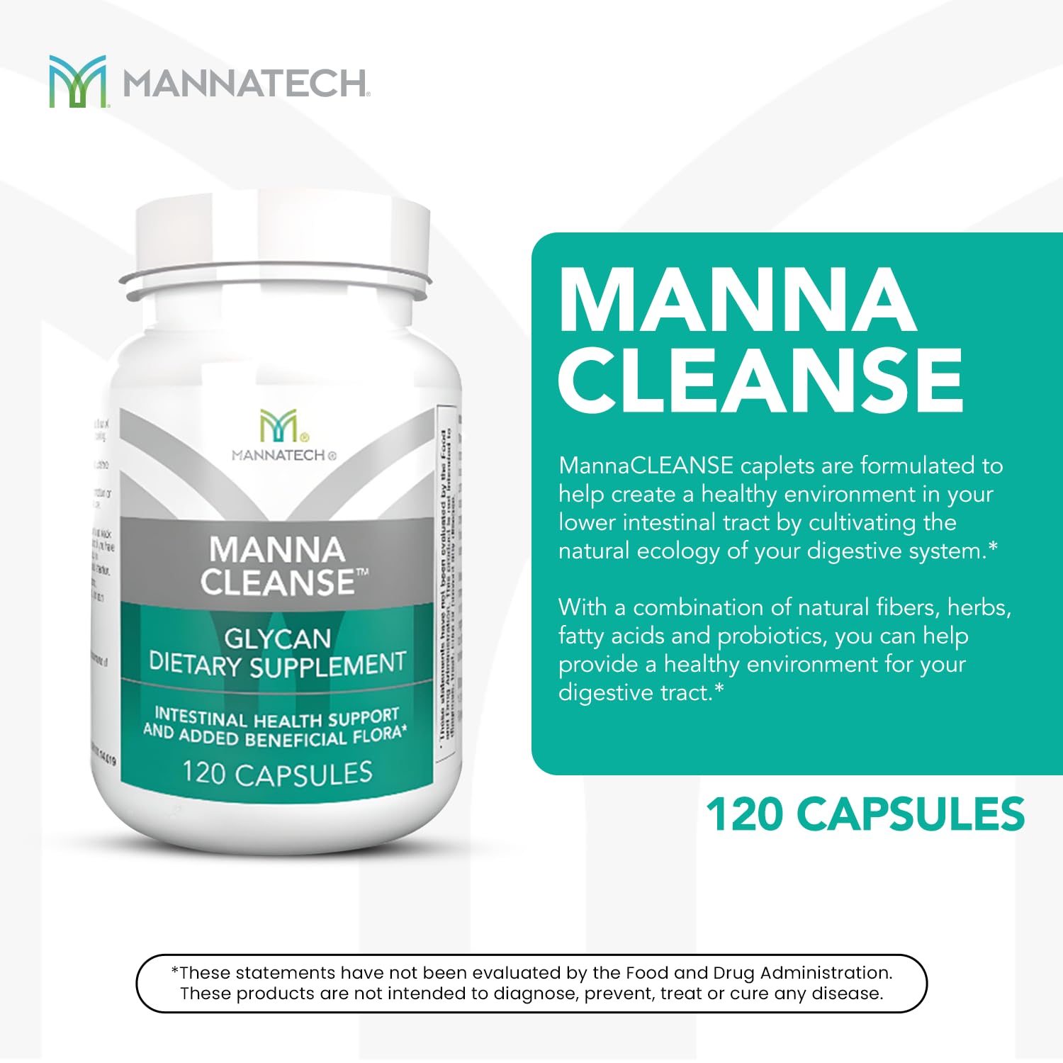 Mannatech Digestive Enzymes and Probiotics - Powered by Ambrotose Derived from The Aloe Vera Plant - Digestive and Colon Cleanser Helps Support Overall Gut Heath - Maple Wellness Supplements