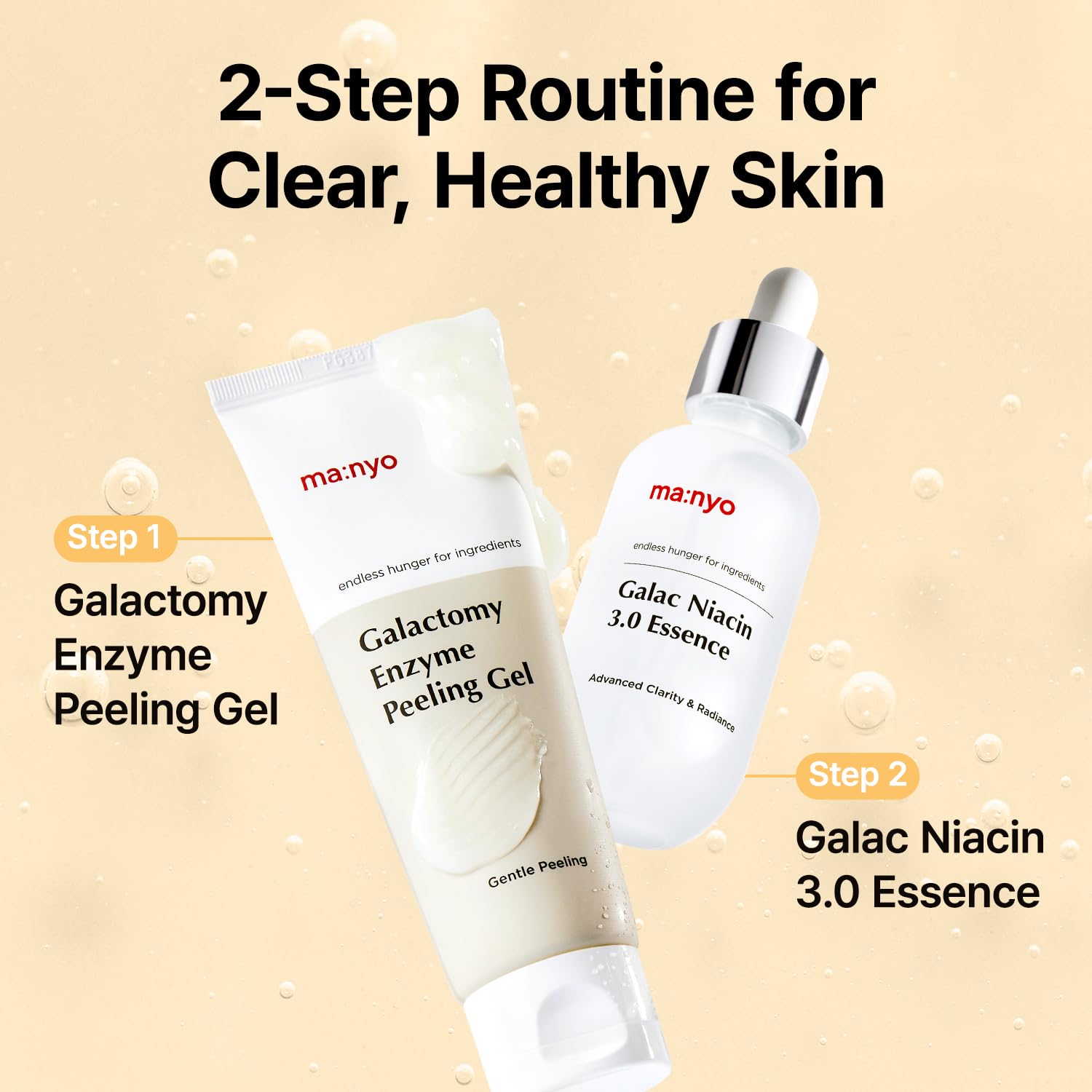 MANYO Galactomy Enzyme Peeling Gel, Face and Body Scrub, Dead Skin Remover, Blackhead Remover, Korean Exfoliating Gel - Maple Wellness Supplements