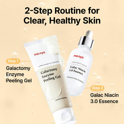 MANYO Galactomy Enzyme Peeling Gel, Face and Body Scrub, Dead Skin Remover, Blackhead Remover, Korean Exfoliating Gel - Maple Wellness Supplements