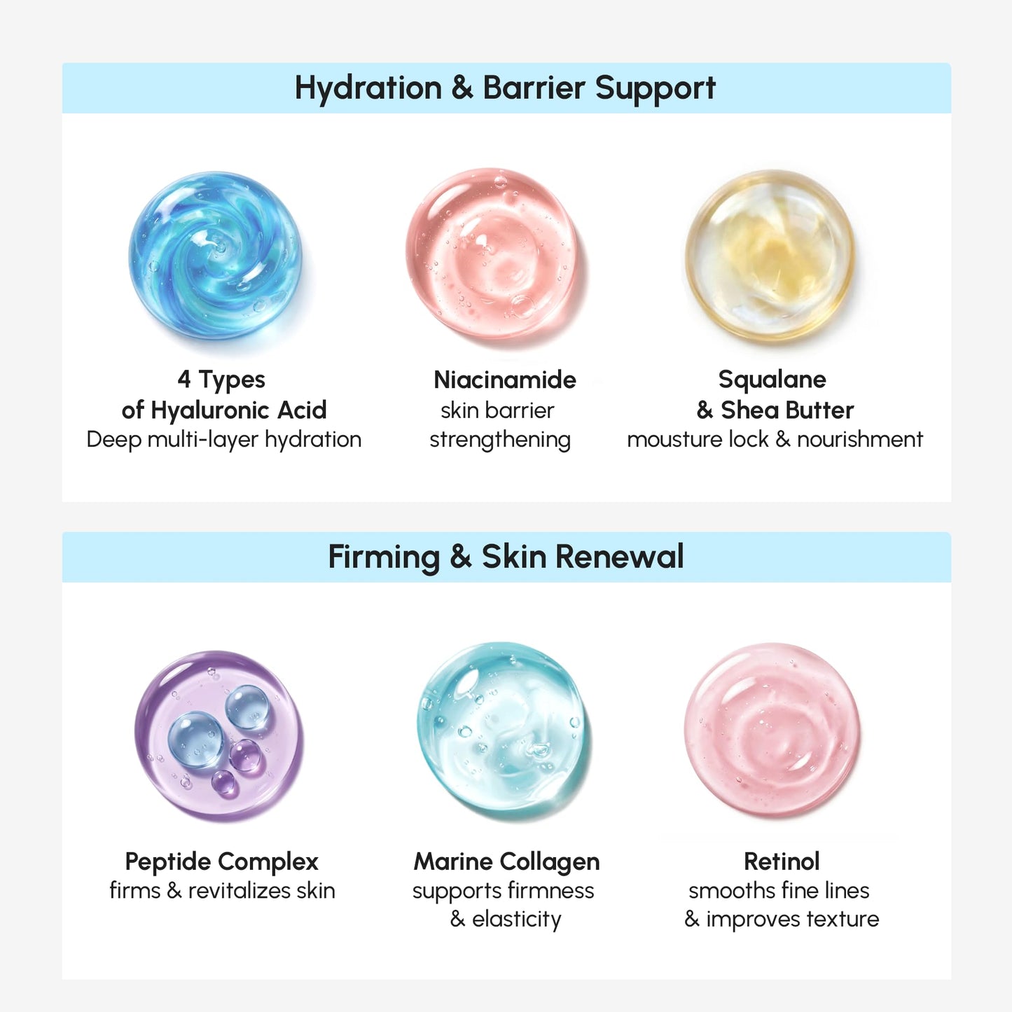 MAREE Face Moisturizer – Firming & Lifting Face Cream for Women with Collagen, Retinol & Hyaluronic Acid – Day & Night Anti-Aging Facial Wrinkle - Maple Wellness Supplements