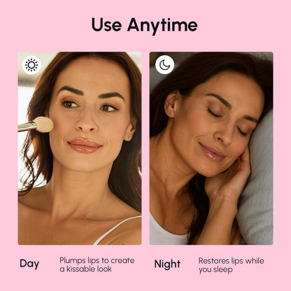 MAREE Lip Mask Overnight - Lip Moisturizer For Very Dry Lips - Hydrating Lip Butter Balm with Hyaluronic Acid & Collagen - Maple Wellness Supplements
