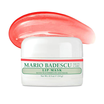 Mario Badescu Lip Mask with Watermelon & Basil for All Skin Types, Overnight Lip Treatment - Maple Wellness Supplements