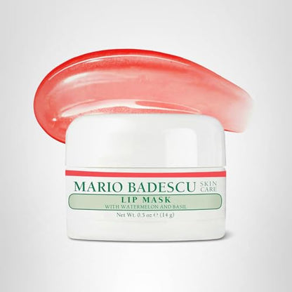 Mario Badescu Lip Mask with Watermelon & Basil for All Skin Types, Overnight Lip Treatment - Maple Wellness Supplements