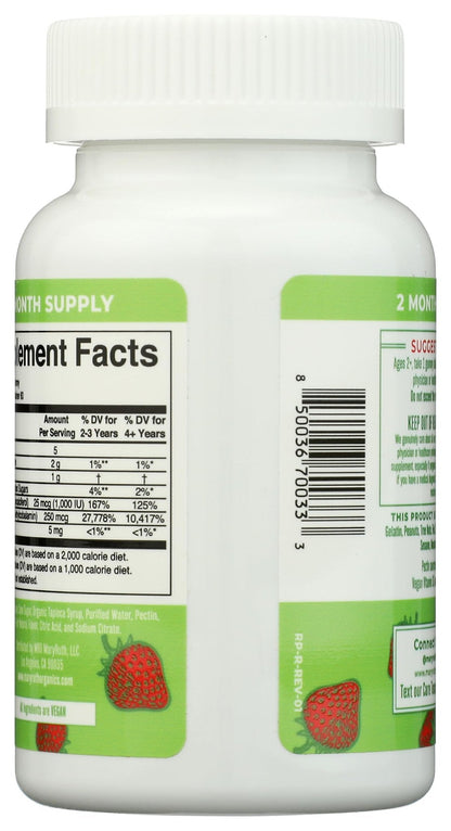 Mary Ruth's Vitamin D3 & B12 Gummies, 60 CT - Maple Wellness Supplements