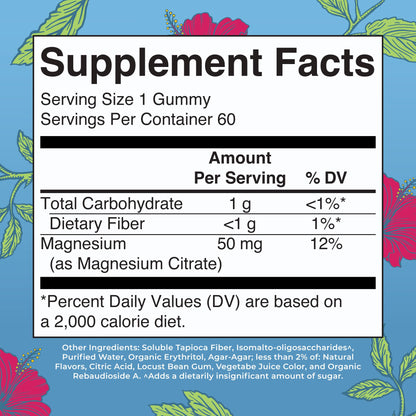 MaryRuth Organics Calm Magnesium Citrate Gummies | 2 Month Supply | Sugar Free | Magnesium Supplement for Adults - Maple Wellness Supplements