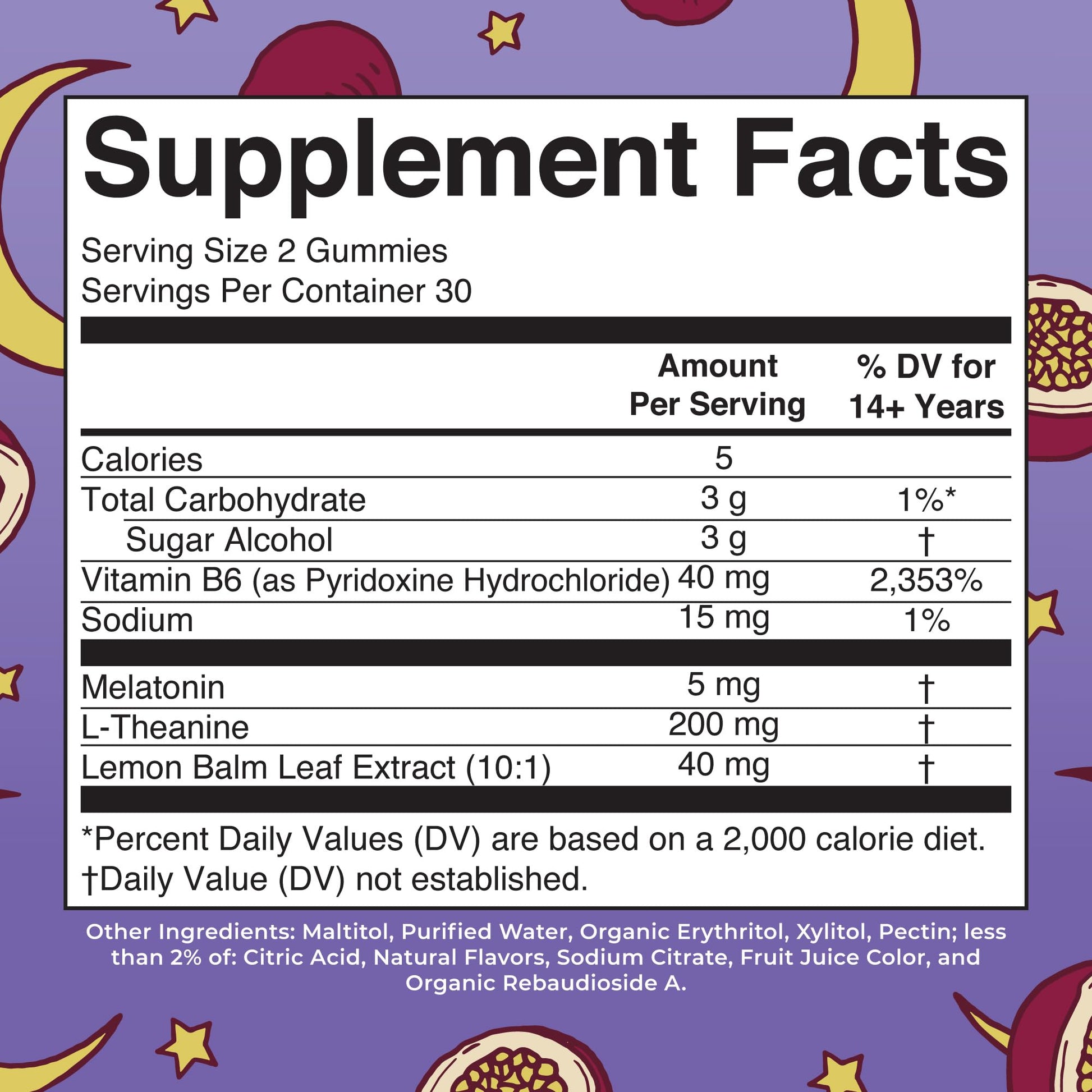 MaryRuth Organics Melatonin 5mg Sleep Gummy with L-Theanine | Lemon Balm | Vitamin B6 | Sugar-Free | Relaxation | Vegan | Non-GMO | Gluten Free | 60 Count - Maple Wellness Supplements