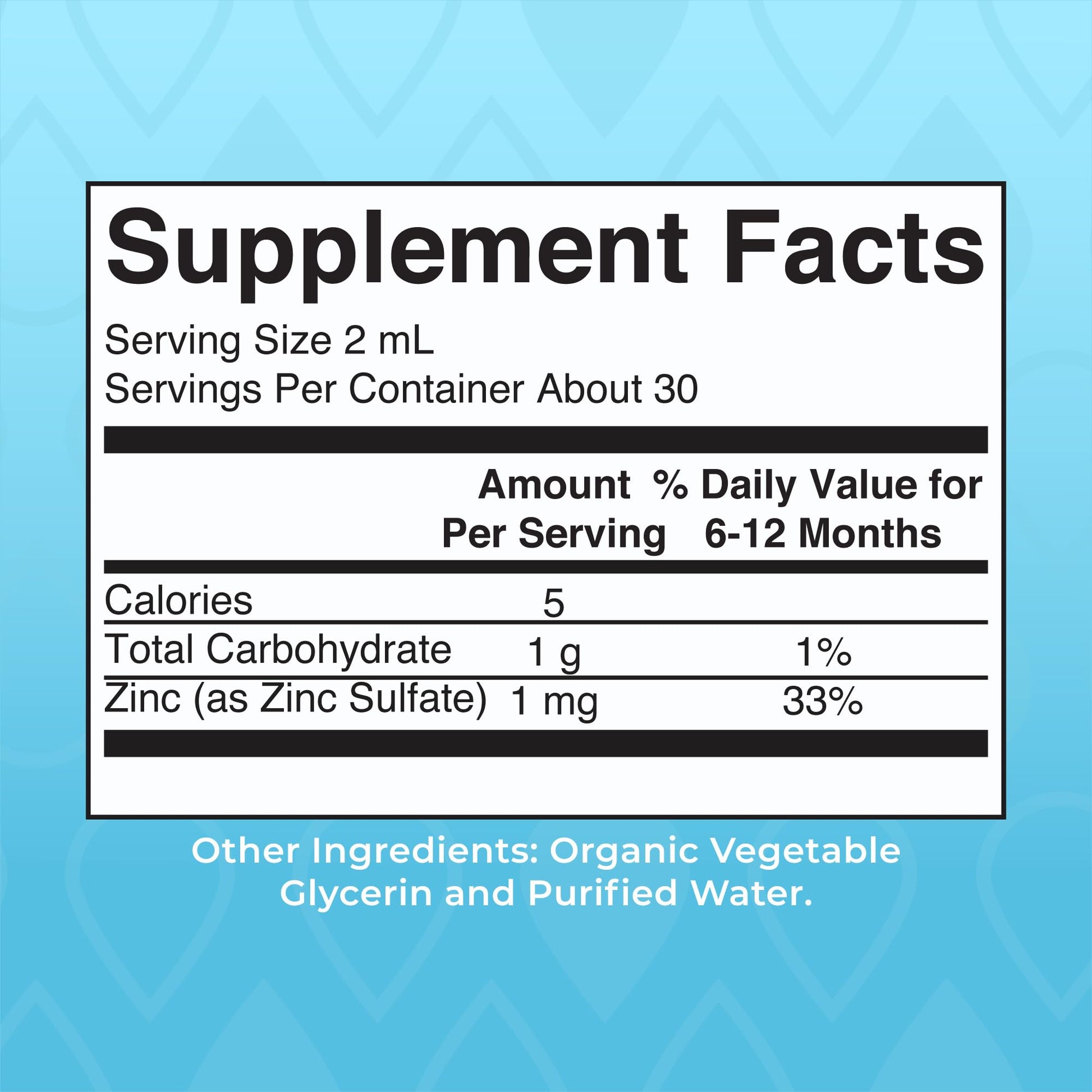 MaryRuth Organics Organic Infant Ionic Zinc Liquid Drops | Zinc Sulfate for Immune Support | Organic Glycerin | Antioxidant | Vegan | Formulated for Babies Ages 6-12 Months | 1 Month Supply | 2 Fl Oz - Maple Wellness Supplements