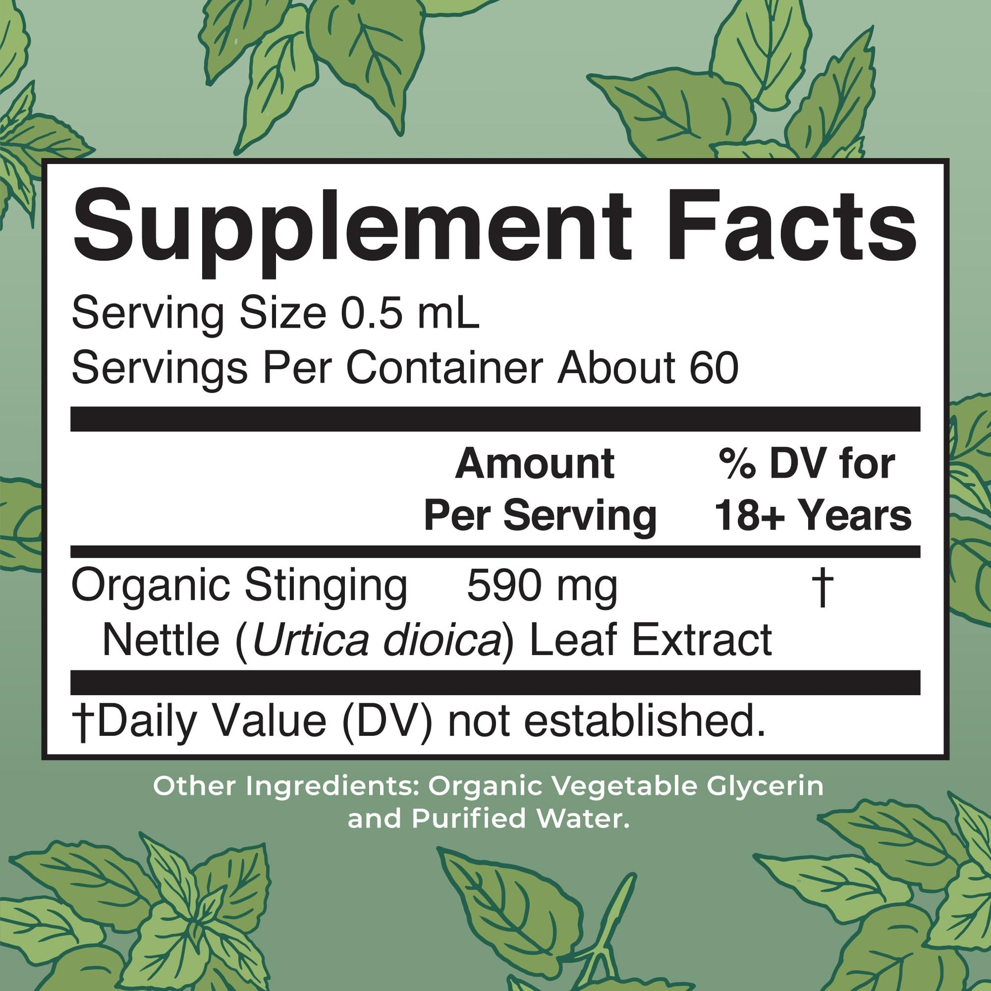 MaryRuth Organics Stinging Nettle Leaf Extract | Detox Supplement Herbal Drops | USDA Organic | Vegan | Non-GMO | Gluten Free | 1 Fluid Oz - Maple Wellness Supplements