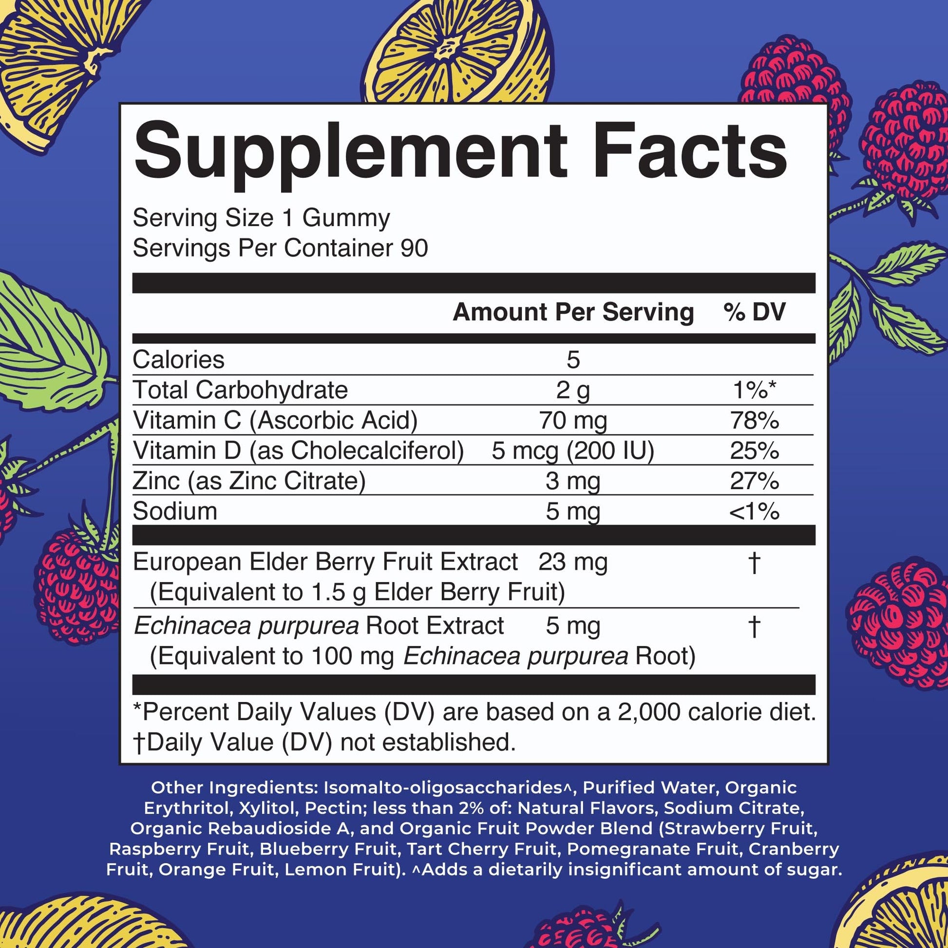 MaryRuth Organics Sugar Free Immunity Gummies | Powerful Blend | Elderberry Vitamin C & Zinc | Vitamin D3 & Echinacea | Immune Support Supplement | Gummies for Kids & Adults | Vegan | Non GMO | 90ct - Maple Wellness Supplements