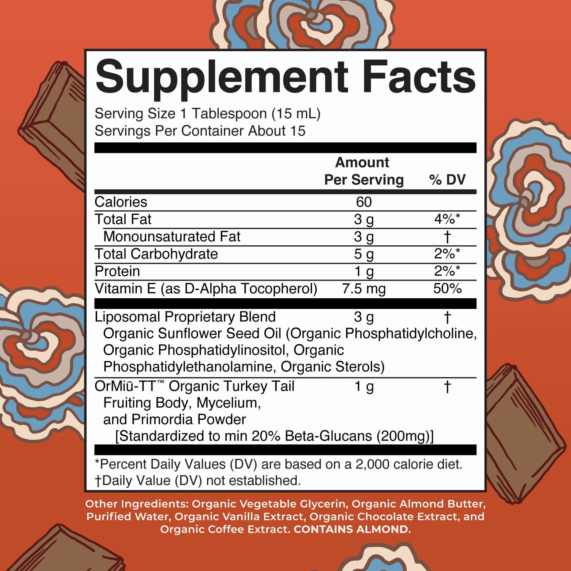 MaryRuth Organics Turkey Tail Mushroom Supplement | Ultra Absorption Liposomal | Full Spectrum | 200mg Beta-Glucans Per Serving | Vegan | 7.6 oz | 15 Servings - Maple Wellness Supplements