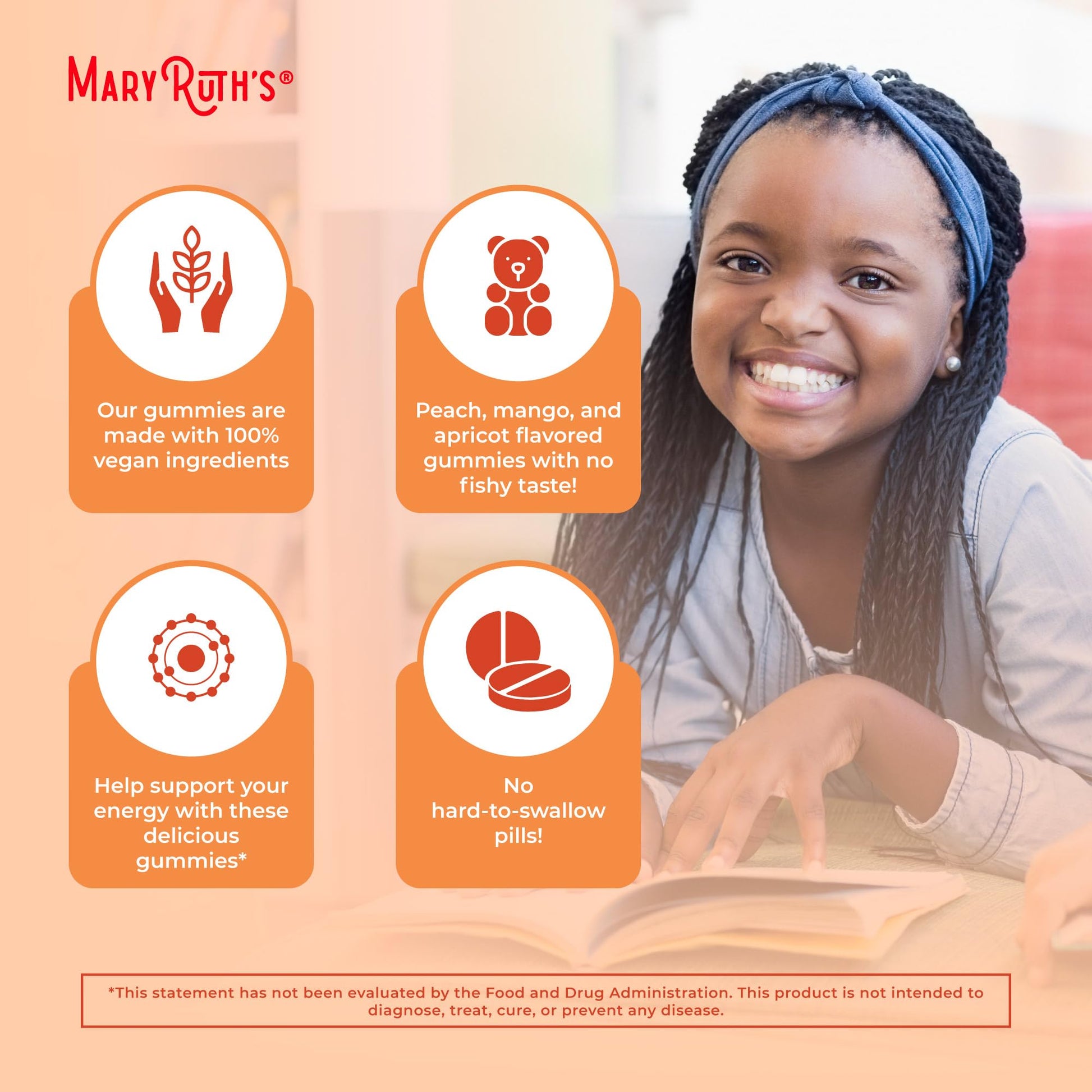 MaryRuth Organics Vegan Omega 3 6 7 9 Gummies | Up to 4 Month Supply | Omega 3 Supplement with Flaxseed Oil | Omega 3 Gummies - Maple Wellness Supplements
