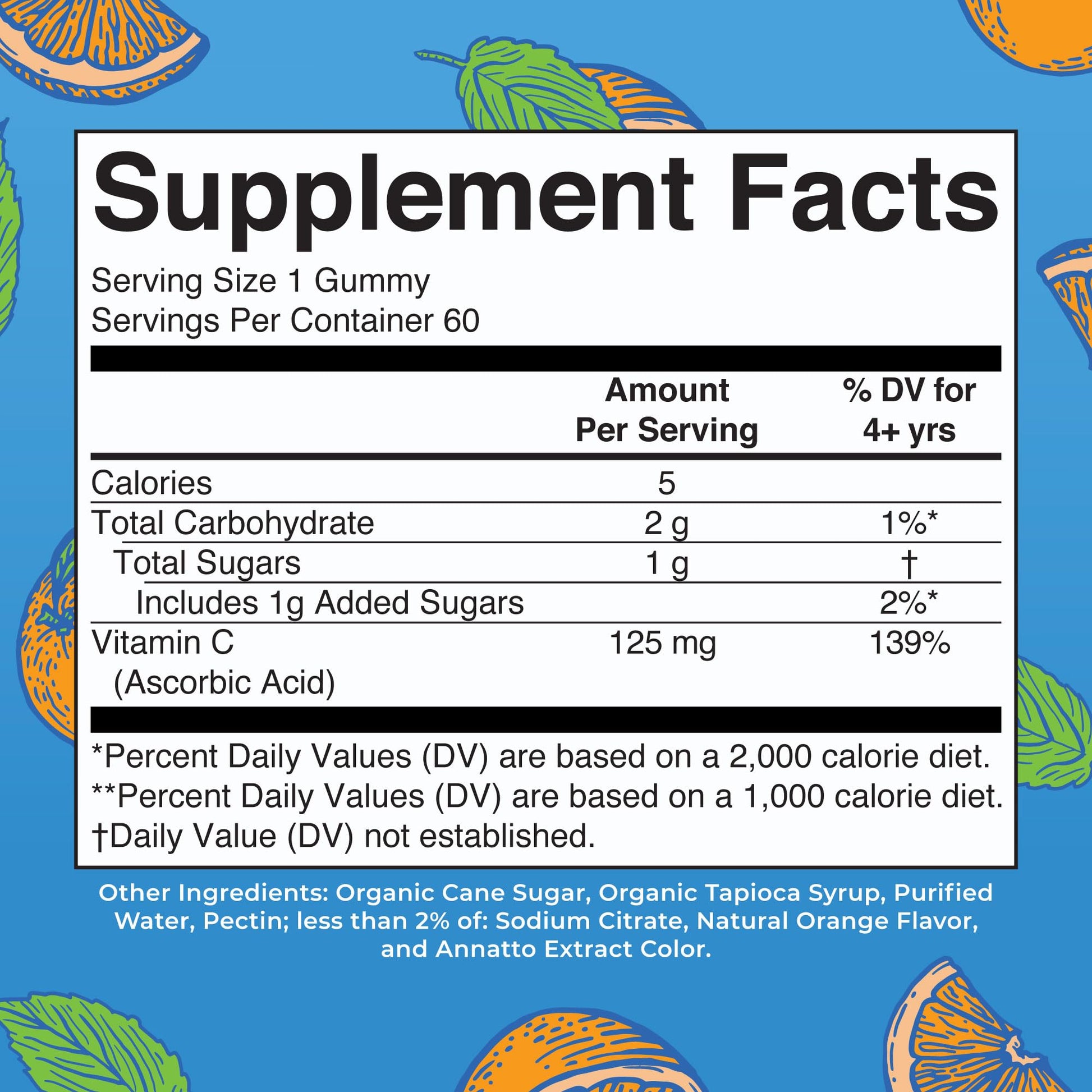 MaryRuth Organics Vegan Vitamin C Gummies | 2 Month Supply | Immune Support Supplement for Adults & Kids | Chewable Vitamin C Gummy Vitamins | Non-GMO | Pectin Based | 60 Count - Maple Wellness Supplements