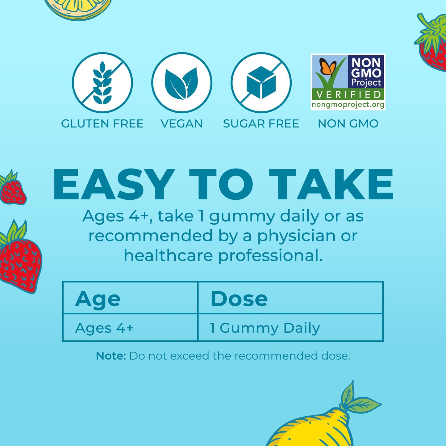 MARYRUTH'S Kids Vitamins | Multi | Sugar Free | 2 Month Supply | Kids Multivitamin Gummies for Ages 2+ | Vegan | Only 1 Gummy a Day | 60 Count - Maple Wellness Supplements