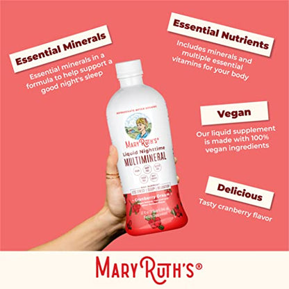 MaryRuth's Liquid Morning Multivitamin Essentials+ | Vitamin A C D E B6 B12 K2 Biotin Zinc | Mens Womens Multivitamin | Immune Support | Beauty | Sugar Free | Vitamins for Ages 1+ | Vegan | 32 Fl Oz - Maple Wellness Supplements