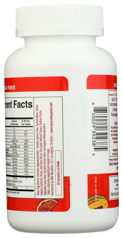 MaryRuth's Multivitamin Gummies for Men | Vitamin A, C, D, E, B6, B12, Biotin, Zinc | Energy Metabolism | Immunity | Bone Health | Cellular Health | Vegan | Non-GMO | Gluten & Sugar Free | 60 Count - Maple Wellness Supplements