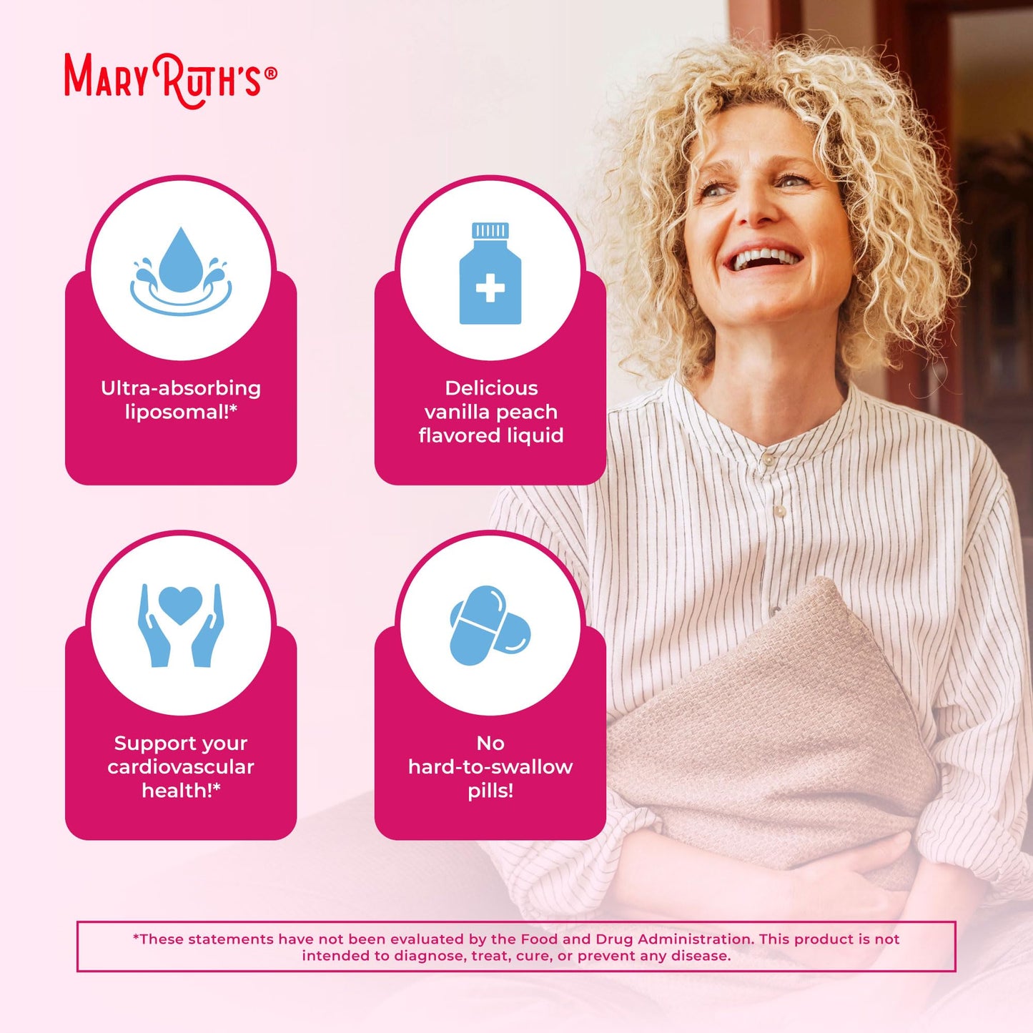 MaryRuth’s Multivitamin Liposomal for Women 40+ | Womens Multivitamin Liposomal | Immune Support Supplement | Menopause Supplement | Methylated Multivitamin | Vegan | Sugar Free | Non-GMO |15.22 Fl Oz - Maple Wellness Supplements