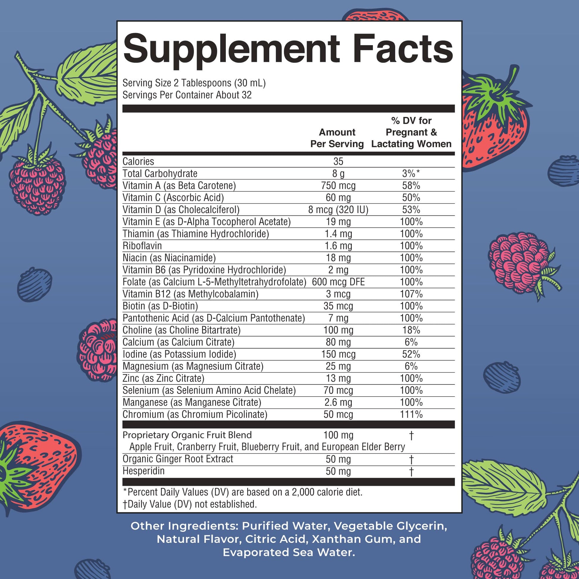 MARYRUTH'S Postnatal & Prenatal Vitamins for Women | Sugar Free | Selenium | Folate | Vegan | Non-GMO | Gluten Free | 32oz - Maple Wellness Supplements