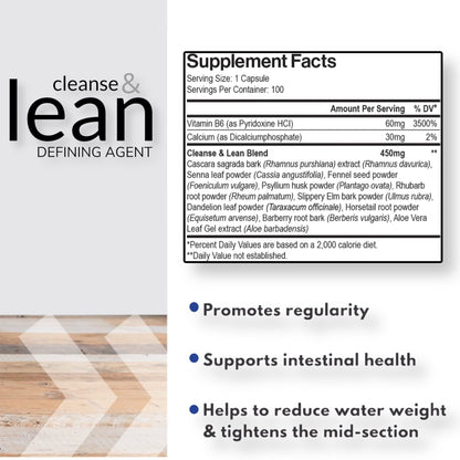 Max Muscle Naturaliga Cleanse and Lean Defining Agent Herbal Cleanse for Regularity w/Natural Detoxifying Ingredients for Gut Health Colon Detox - Maple Wellness Supplements