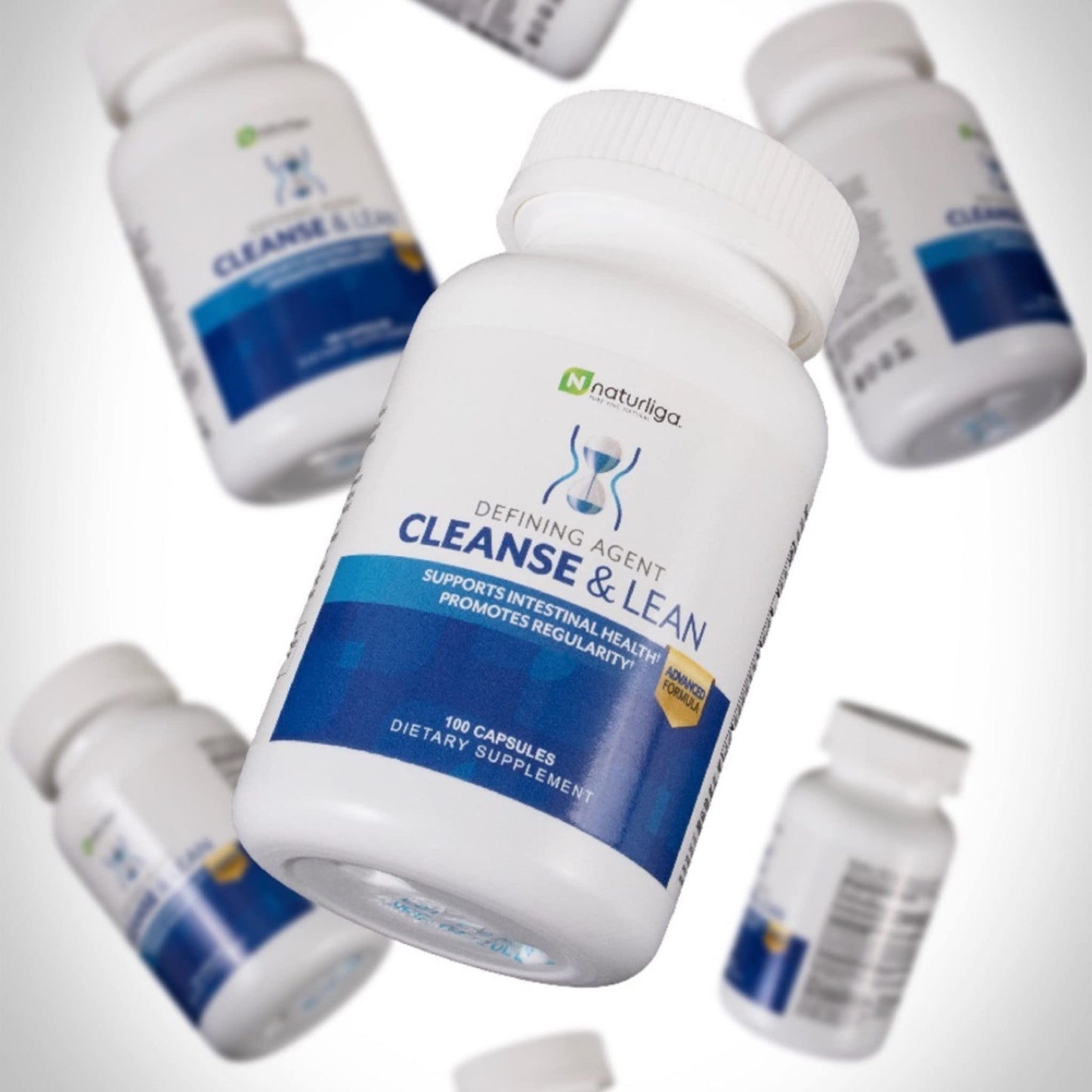 Max Muscle Naturaliga Cleanse and Lean Defining Agent Herbal Cleanse for Regularity w/Natural Detoxifying Ingredients for Gut Health Colon Detox - Maple Wellness Supplements
