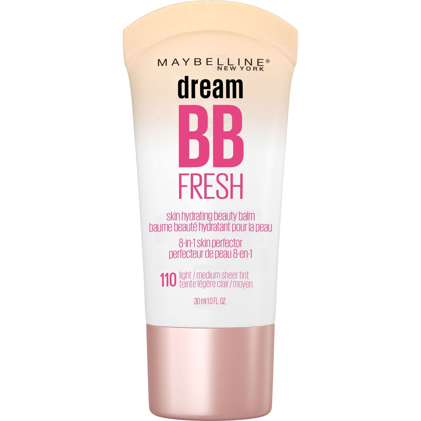 Maybelline Dream Fresh Skin Hydrating BB cream, 8-in-1 Skin Perfecting Beauty Balm with Broad Spectrum SPF 30 - Maple Wellness Supplements