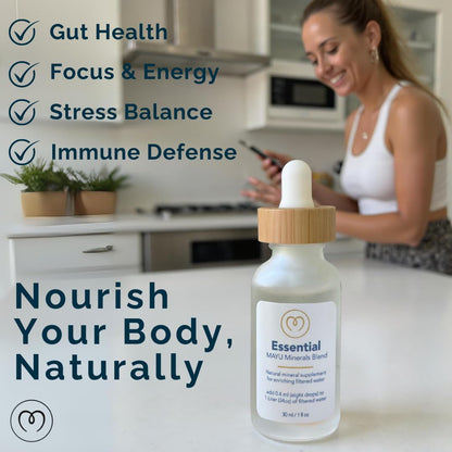 MAYU Trace Mineral Drops - 3 Bottles - 80+ Full-Spectrum Ionic Minerals for Water - Great-Tasting Mineral Supplement for Hydration - Magnesium, Potassium & Zinc - No Additives - 90 Servings - Maple Wellness Supplements