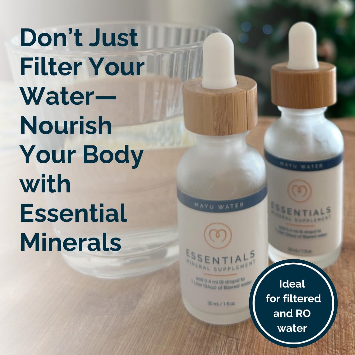 MAYU Trace Mineral Drops - 3 Bottles - 80+ Full-Spectrum Ionic Minerals for Water - Great-Tasting Mineral Supplement for Hydration - Magnesium, Potassium & Zinc - No Additives - 90 Servings - Maple Wellness Supplements