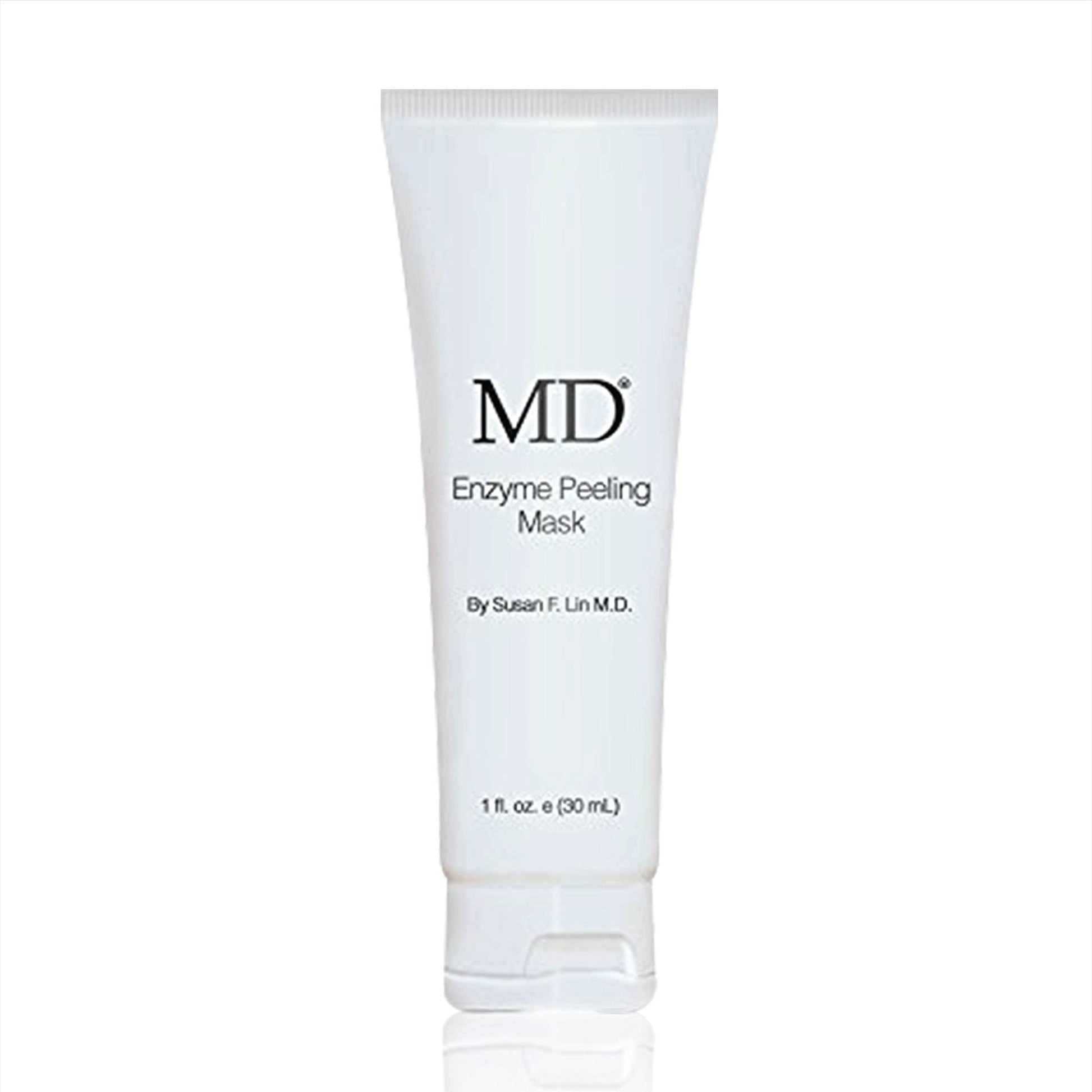 MD Enzyme Peeling Mask for Sensitive Skin - Gentle Exfoliating Gel with Papaya & Pineapple Enzymes - Professional Brightening Peel-Off Mask for Clear Pores and Smooth Texture - 30mL - Maple Wellness Supplements
