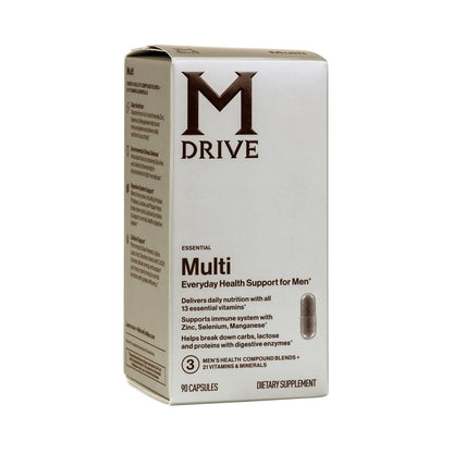 Mdrive Elite Multi - Natural Energy, Strength, Stress Relief, Lean Muscle, Immune Health Support from Zinc, Selenium, Manganese & Vitamin D, Enzymes for Digestive Support - Maple Wellness Supplements