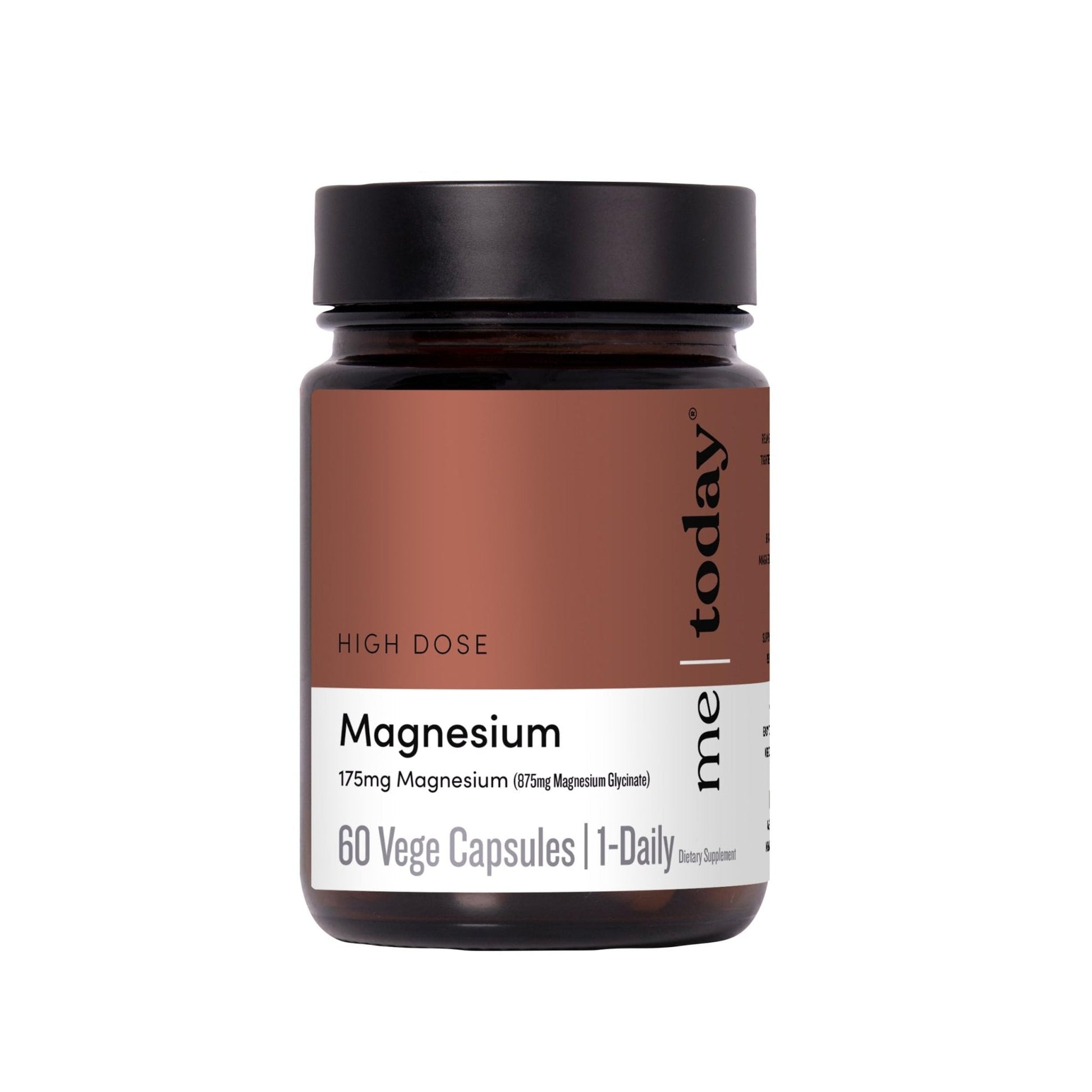 Me Today Magnesium Glycinate Supplement – 175mg High Absorption Magnesium Glycinate Capsule for Muscle Recovery, Nervous System Support, - Maple Wellness Supplements
