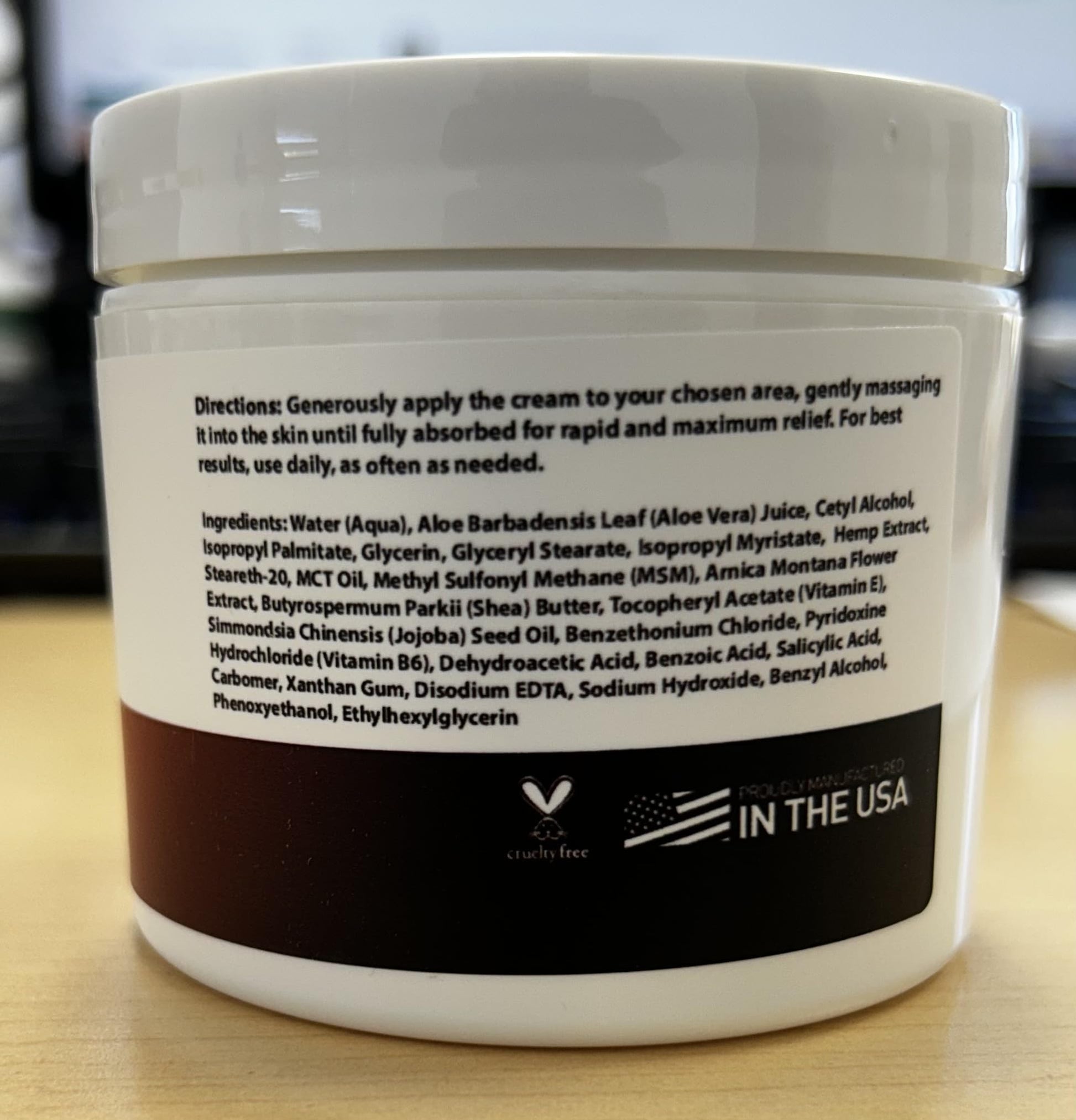 Medical Miracles Hemp Cream - Ideal for Hips, Joints, Neck, Back, Elbows, Fingers, Hands, and Knees (1000mg) Now NEW 4OZ Size - Maple Wellness Supplements