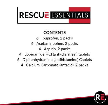 MEDICATIONS Unit DOSE Pack by RESCUE ESSENTIALS - Maple Wellness Supplements