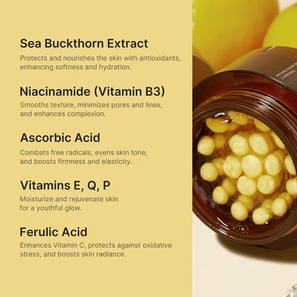 medicube Capsule Cream with Deep Vitamin C | Liposome Vitamin C Golden Capsule - Maple Wellness Supplements