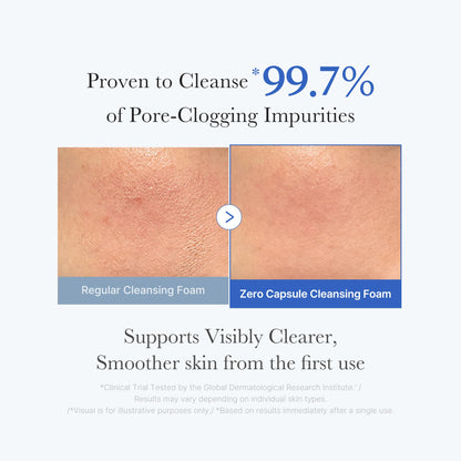 medicube Facial Cleanser Zero Pore Capsule Cleansing Foam | Daily Gentle Cleanser for Skin Texture, Blackhead & Pore Care - Maple Wellness Supplements