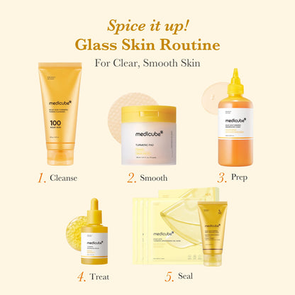 medicube Kojic Acid Turmeric Smoothing Toner for Face & Body | Lightweight Toner for Balancing Uneven Skin Tone & Texture - Maple Wellness Supplements
