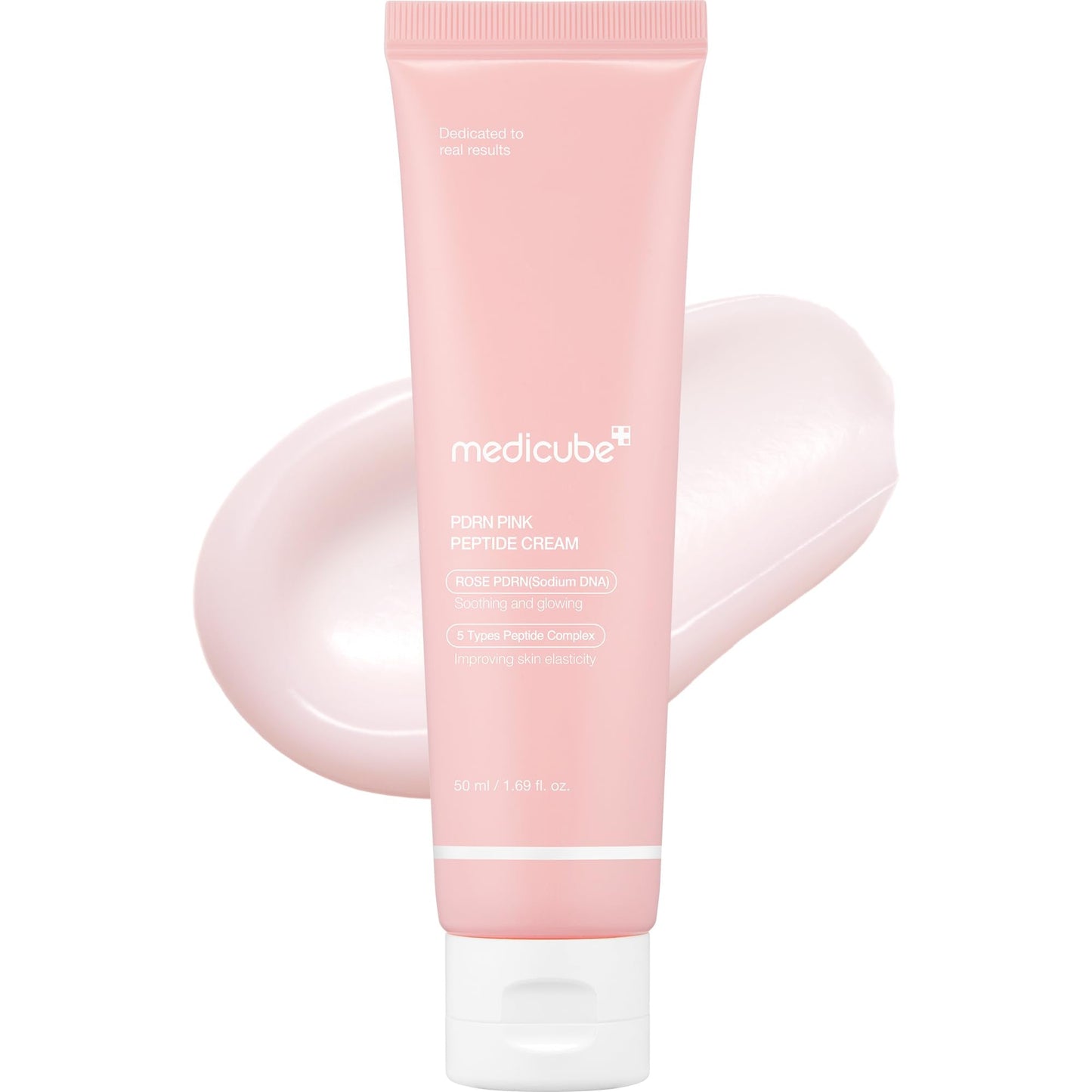 medicube PDRN Pink Hyaluronic Moisturizing Cream | Blemish Recovery, Relief & Hydrating Care | Restores Skin Elasticity & Glow - Maple Wellness Supplements