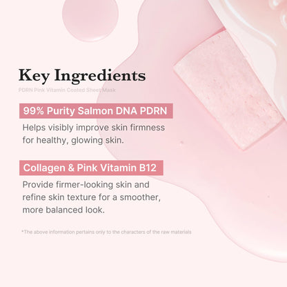 medicube Salmon DNA PDRN Pink Vita Coating Sheet Mask 10EA - Korean sheet mask - Maple Wellness Supplements