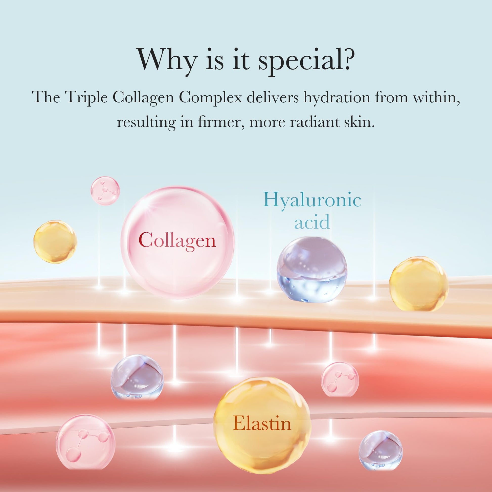 medicube Triple Collagen Cream - Hydrating & Firming Moisturizer with Hyaluronic Acid, Premium Elastin, Shea Butter - Maple Wellness Supplements