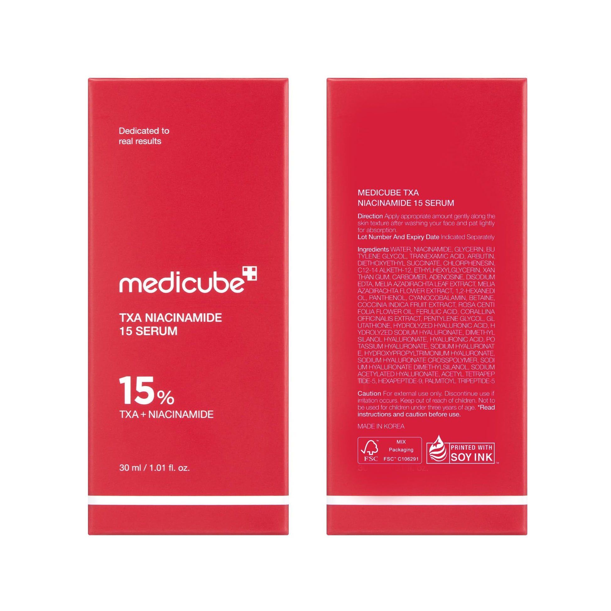 medicube TXA+Niacinamide 15% Glow Facial Serum for After Spot Care | All-in-One Daily - Maple Wellness Supplements
