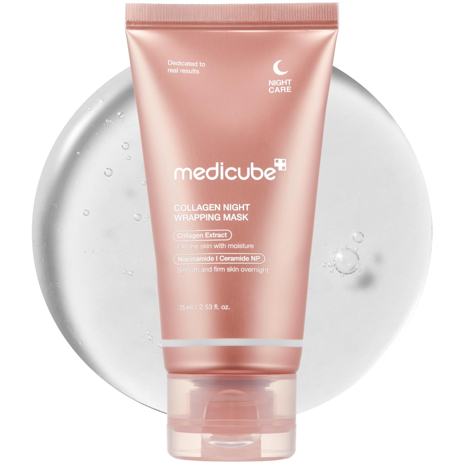medicube Wrapping Mask Collagen Overnight Peel Off Facial Mask | Elasticity & Hydration Care, Reduces Sagging & Dullness - Maple Wellness Supplements
