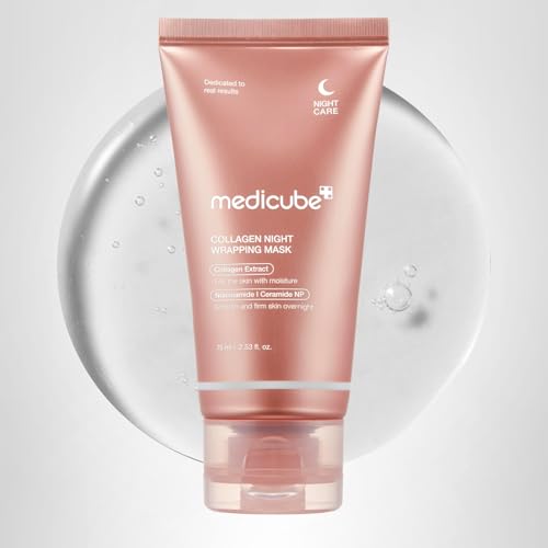 medicube Wrapping Mask Collagen Overnight Peel Off Facial Mask | Elasticity & Hydration Care, Reduces Sagging & Dullness - Maple Wellness Supplements