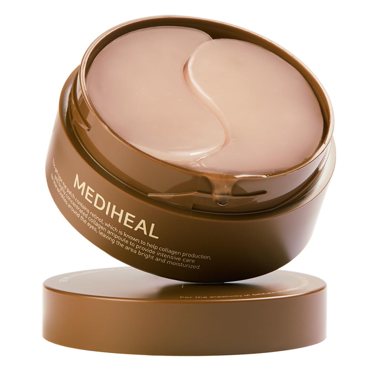 Mediheal Retinol Collagen Under Eye Patches - Korean Hydrogel Eye Pads (60 patches) with 95% Retinol & Collagen - Maple Wellness Supplements