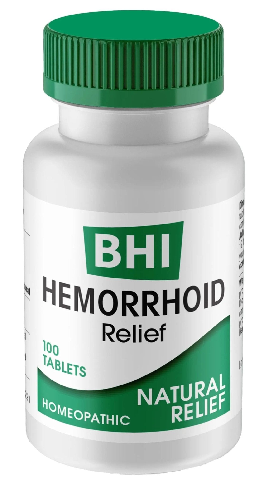 MediNatura BHI Hemorrhoid Relief - Natural Hemorrhoid Treatment for Relieving Rectal Itching - Daily Support - Chewable & Easy-to-Use Tablets - Plant-Based - 100 Count - Maple Wellness Supplements
